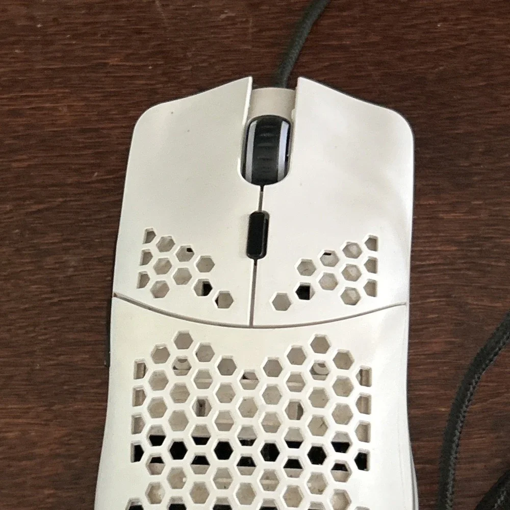 Glorious Model O Wired PC Gaming Mouse - White (GO-WHITE)‎ F1